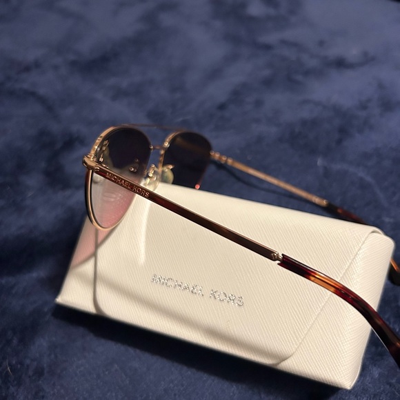 Michael Kors Gold Rose Tinted Sunglasses - Picture 3 of 7
